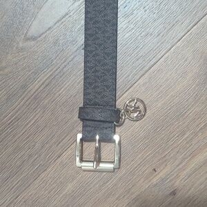 Michael Kors Dark Brown Belt with Gold Buckle Size Medium